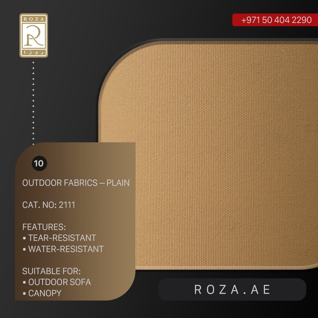 Outdoor Fabric — Plain — Sand (10)